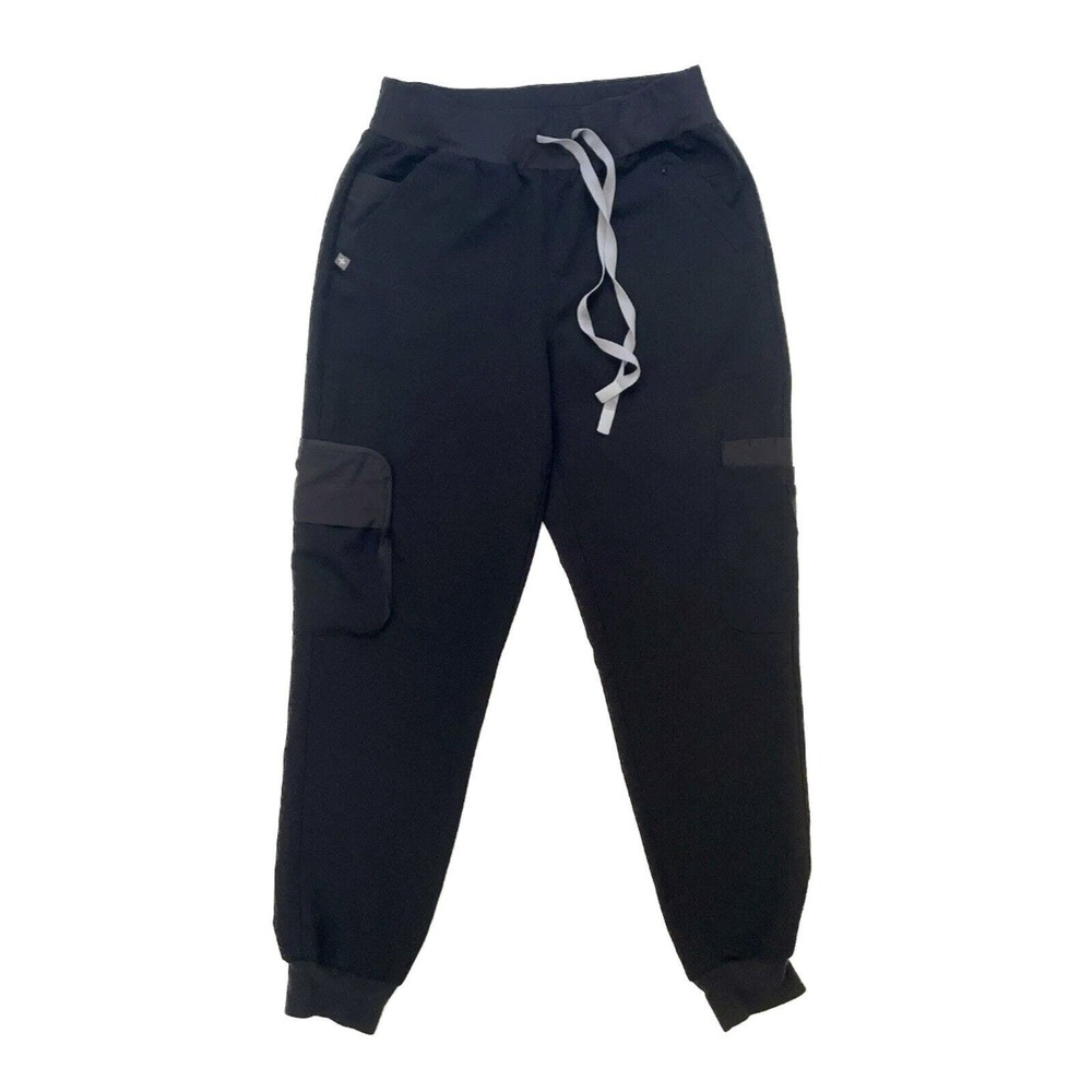 Figs S/P Black Technical Collection 22 Pocket Jogger Scrubs - Limited Edition
